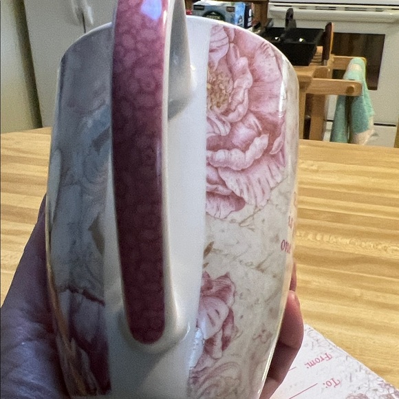 ( 0378) Inspirational Floral Mug with Gold Accents & WHT Horse Art - Picture 5 of 11